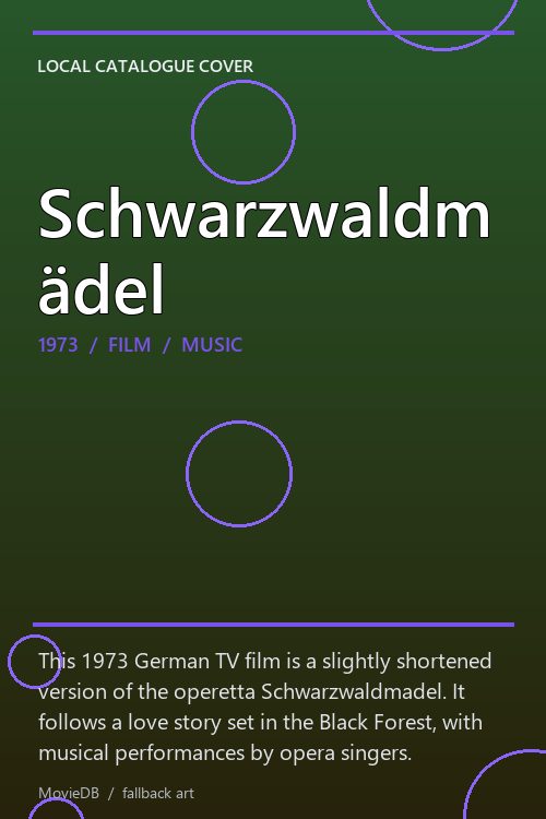 Schwarzwaldmädel poster