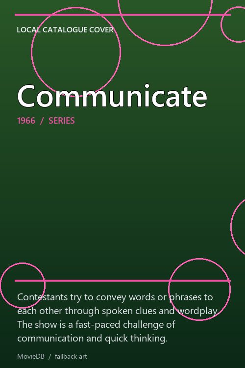 Communicate poster