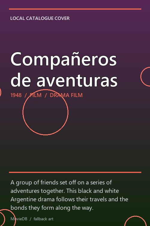 Compañeros de aventuras poster