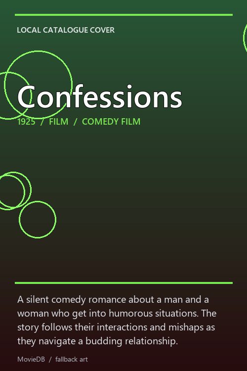 Confessions poster