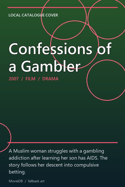 Confessions of a Gambler poster
