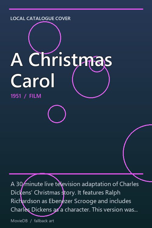 A Christmas Carol poster