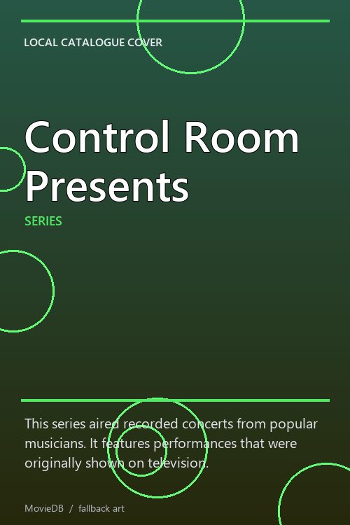 Control Room Presents poster