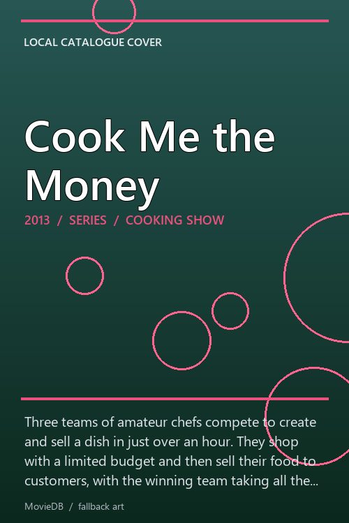 Cook Me the Money poster