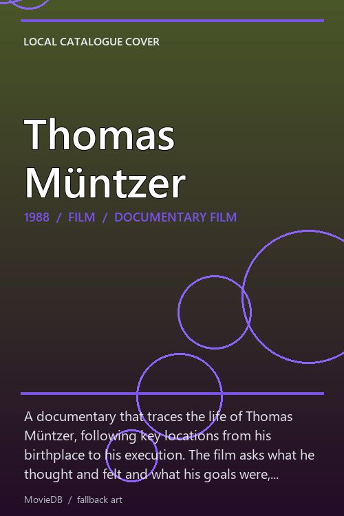 Thomas Müntzer poster
