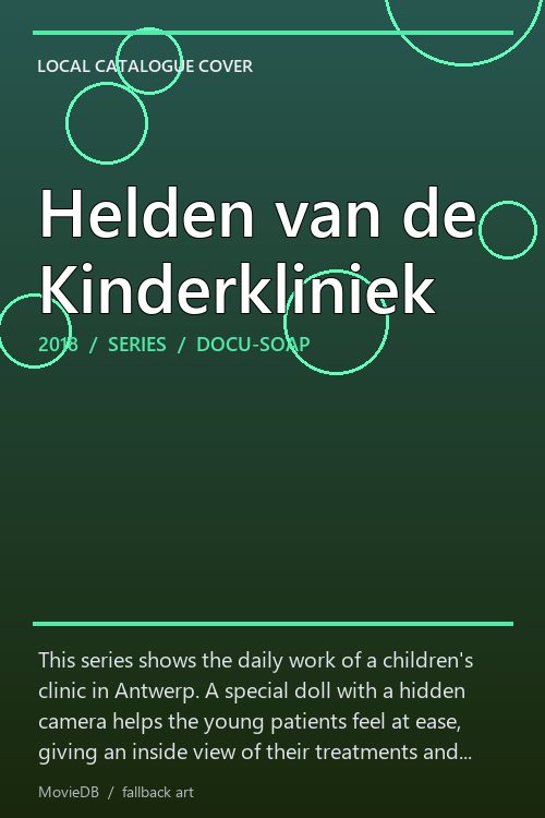 Helden van de Kinderkliniek poster