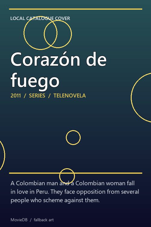 Corazón de fuego poster