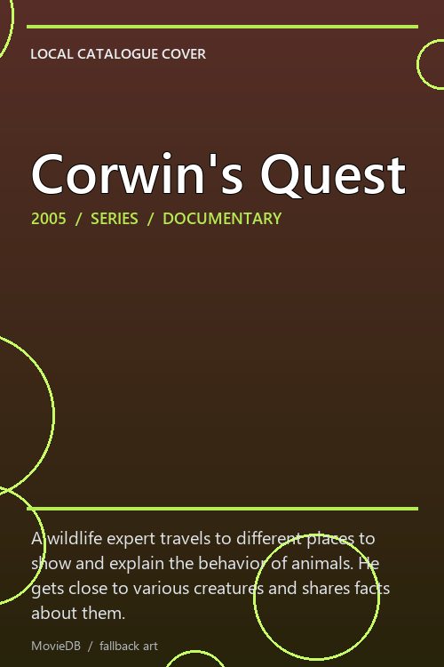 Corwin's Quest poster