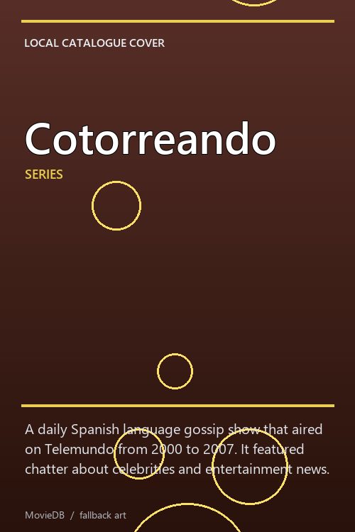 Cotorreando poster