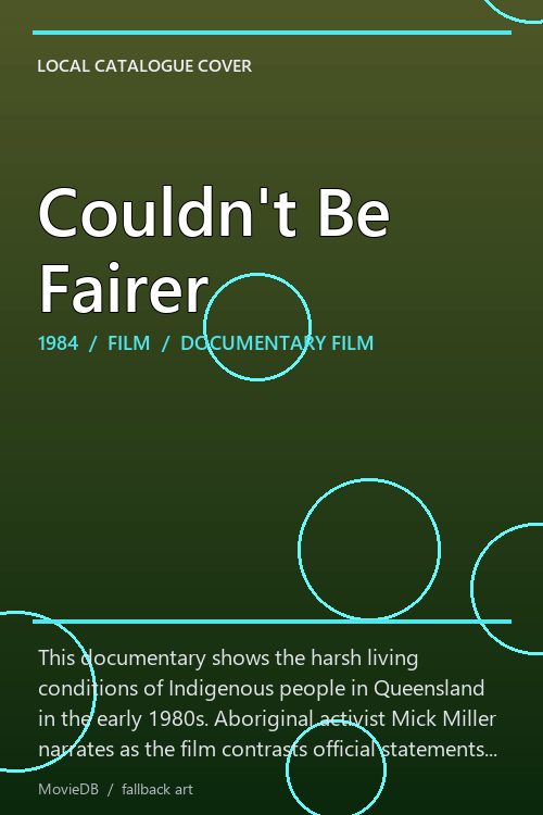 Couldn't Be Fairer poster