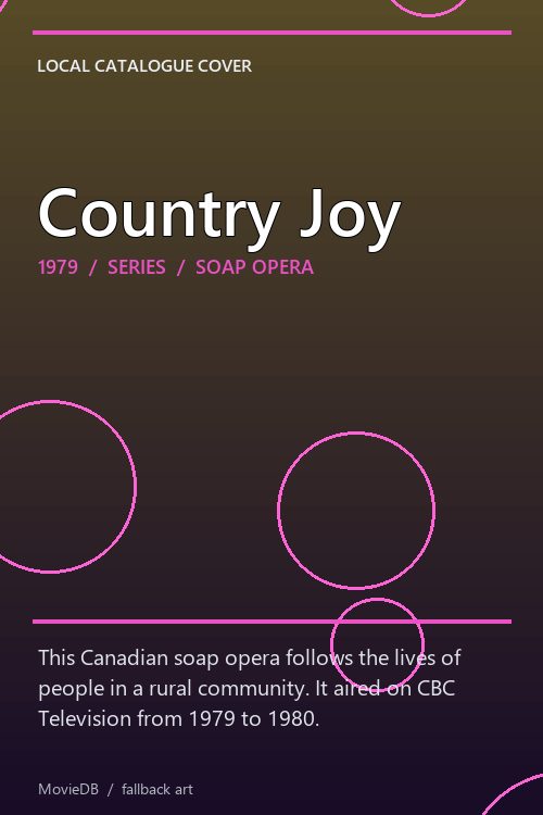 Country Joy poster