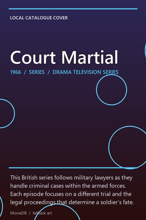 Court Martial poster