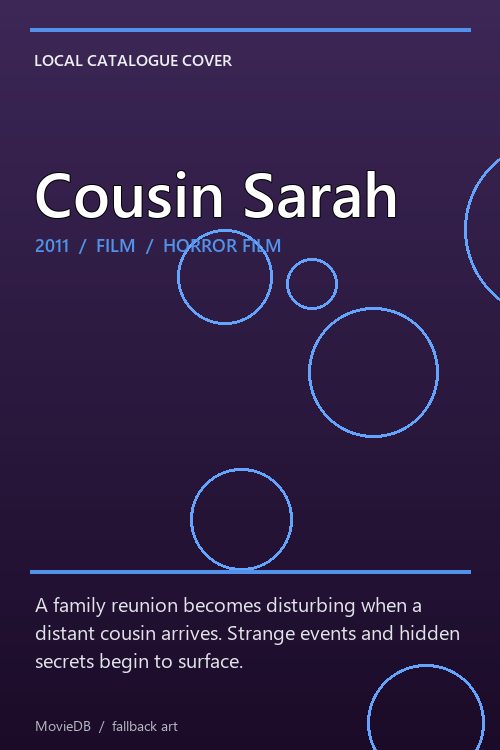 Cousin Sarah poster