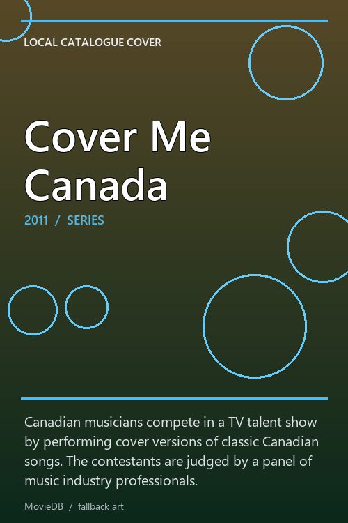 Cover Me Canada poster