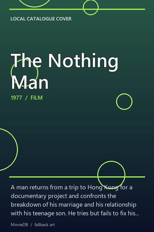 The Nothing Man poster