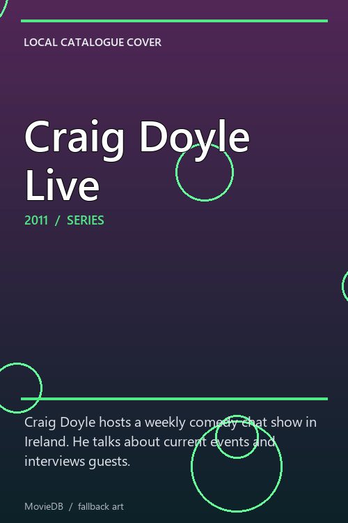 Craig Doyle Live poster