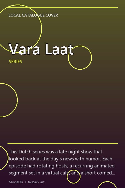 Vara Laat poster