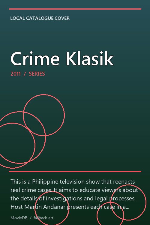 Crime Klasik poster