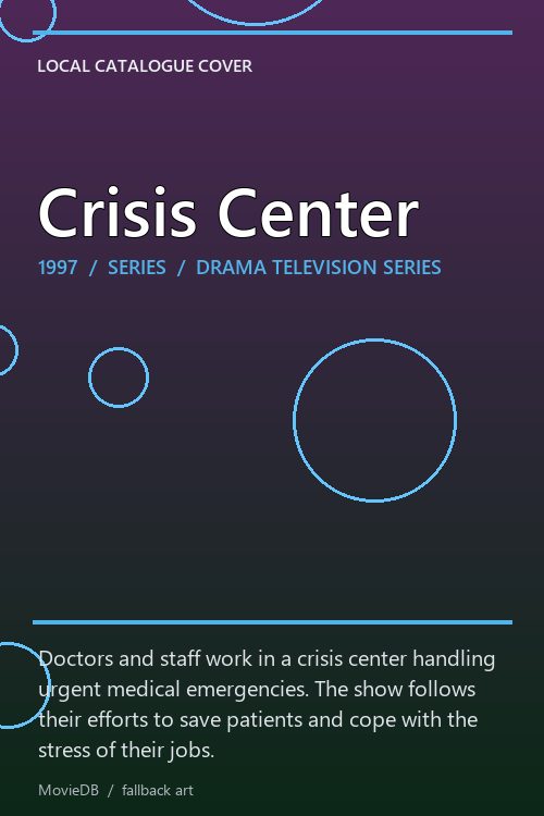 Crisis Center poster