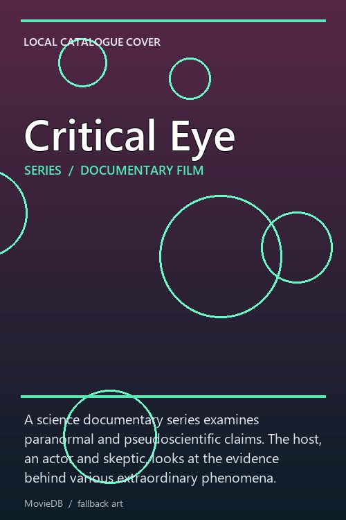 Critical Eye poster
