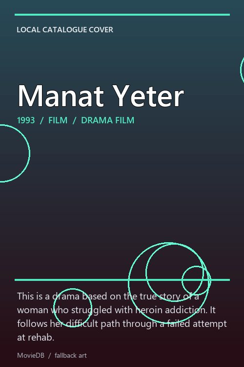 Manat Yeter poster