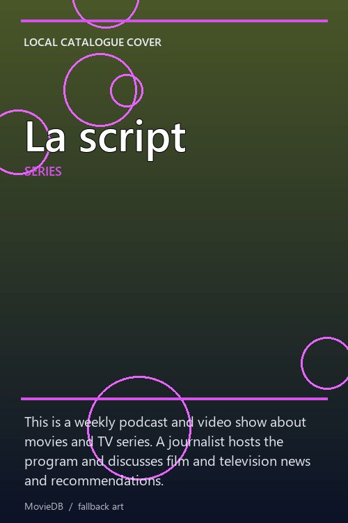 La script poster
