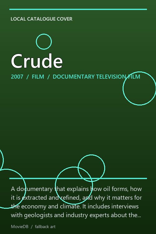Crude poster
