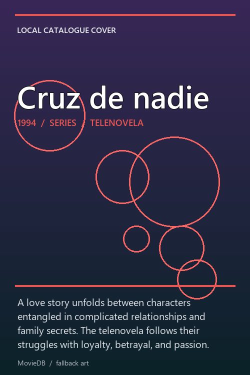Cruz de nadie poster
