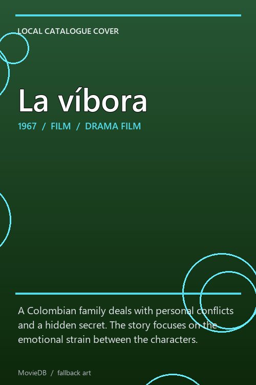 La víbora poster