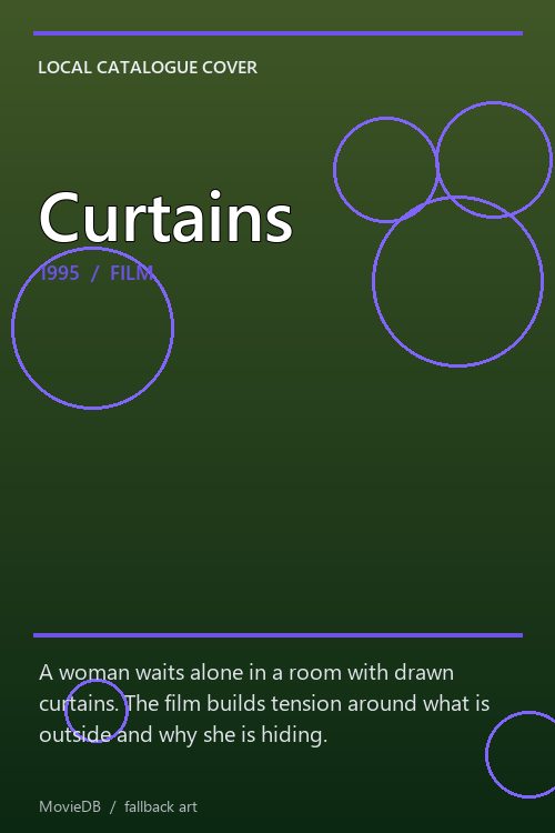 Curtains poster