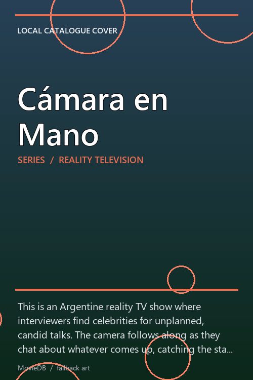 Cámara en Mano poster