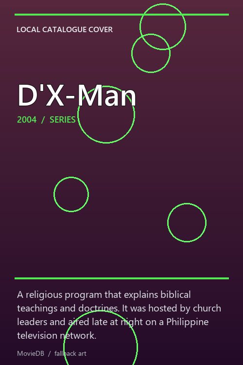 D'X-Man poster