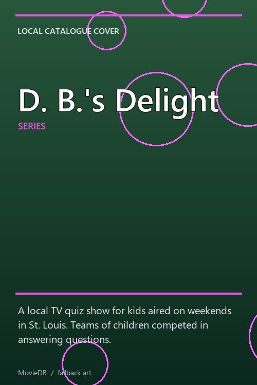 D. B.'s Delight poster