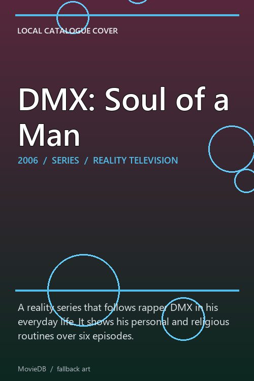 DMX: Soul of a Man poster