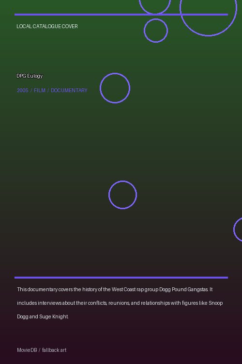 DPG Eulogy poster