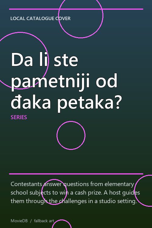 Da li ste pametniji od đaka petaka? poster