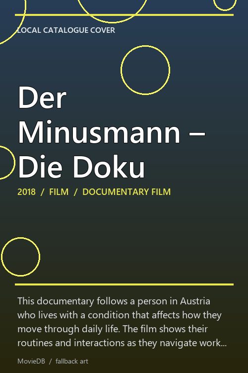 Der Minusmann – Die Doku poster
