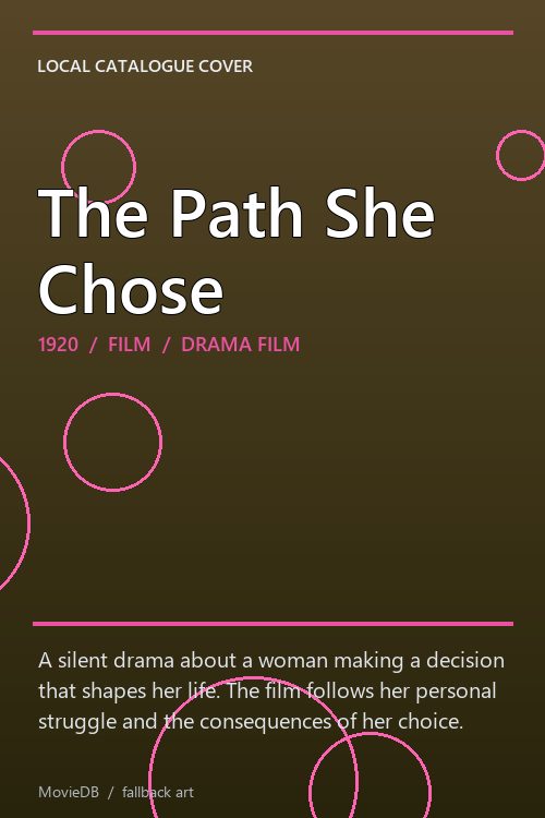 The Path She Chose poster
