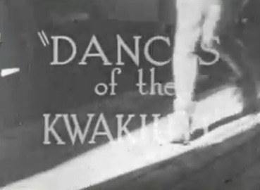 Dances of the Kwakiutl poster
