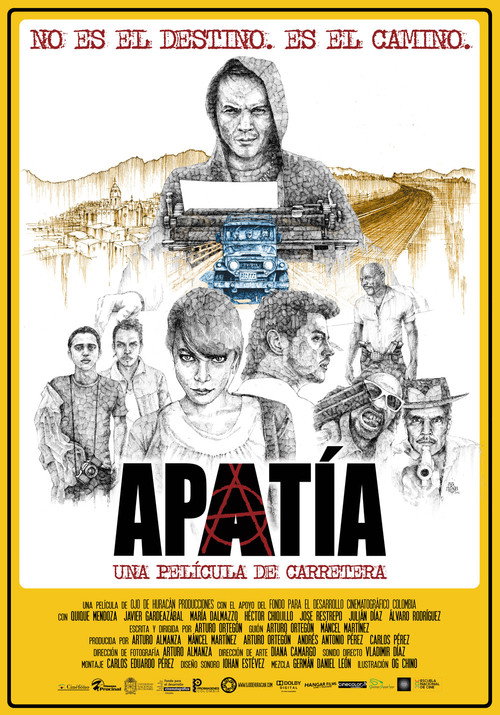 Apatía, una película de carretera poster