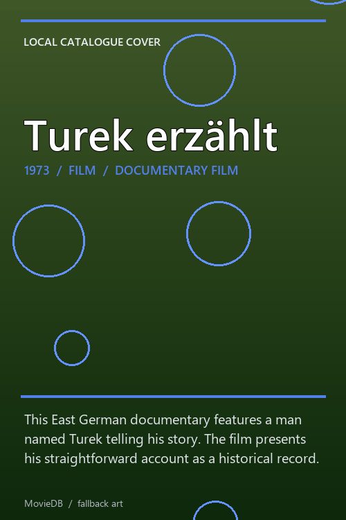 Turek erzählt poster