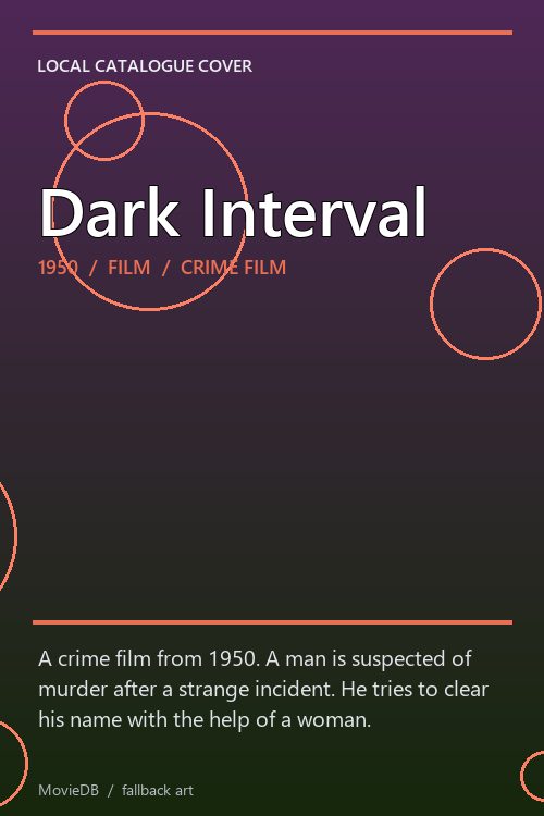 Dark Interval poster