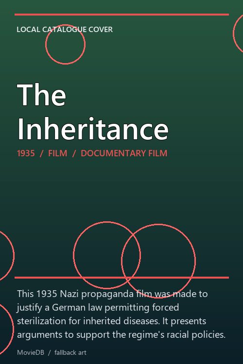 The Inheritance poster