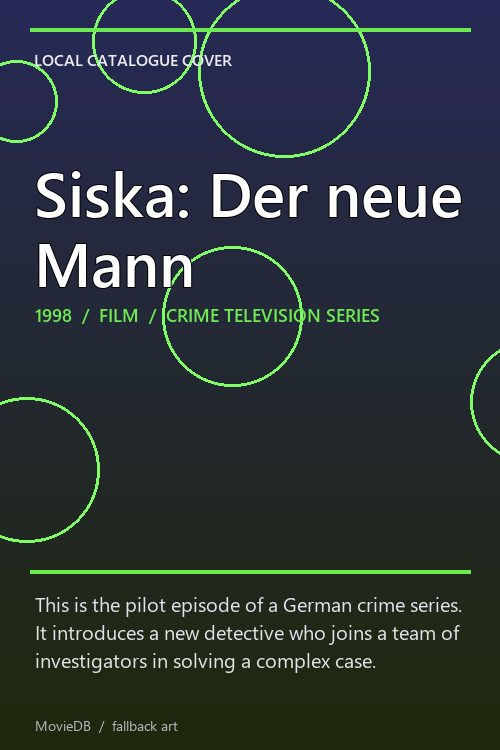 Siska: Der neue Mann poster