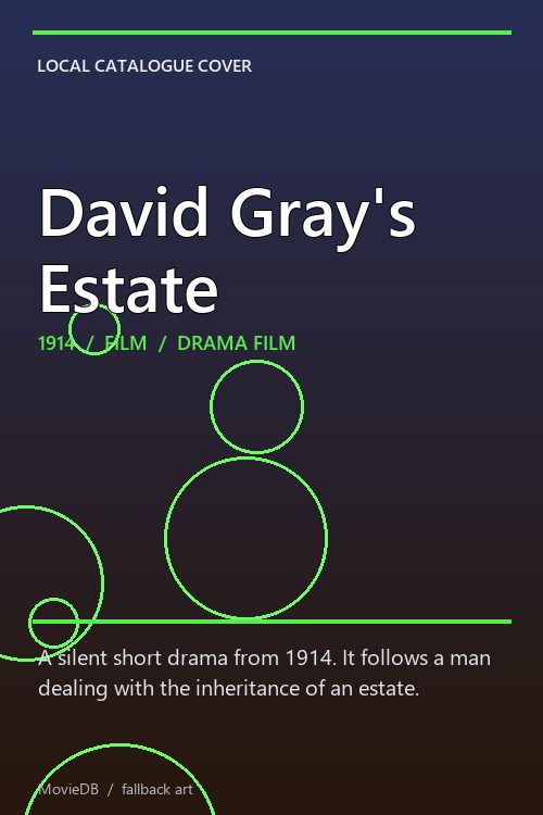 David Gray's Estate poster