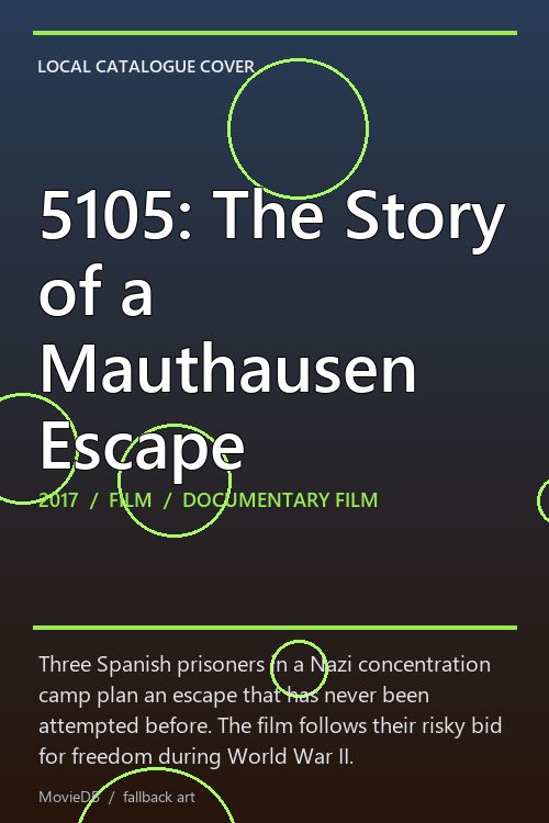 5105: The Story of a Mauthausen Escape poster