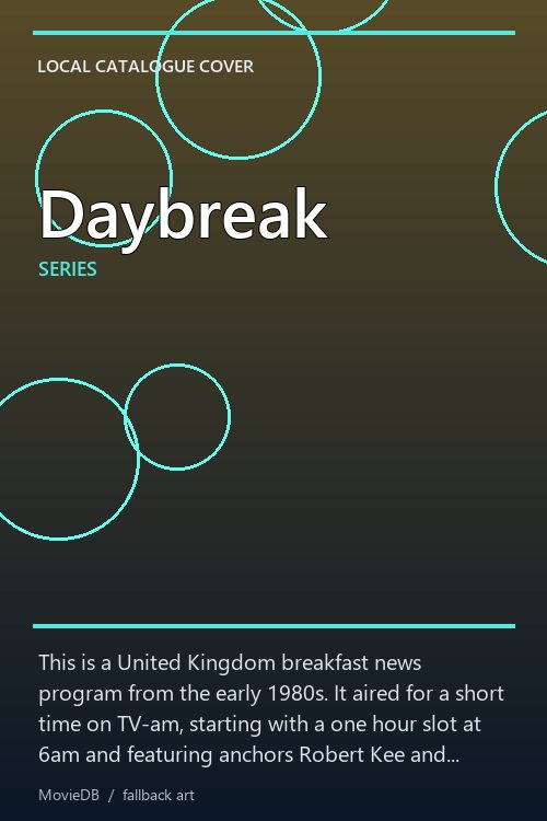 Daybreak poster