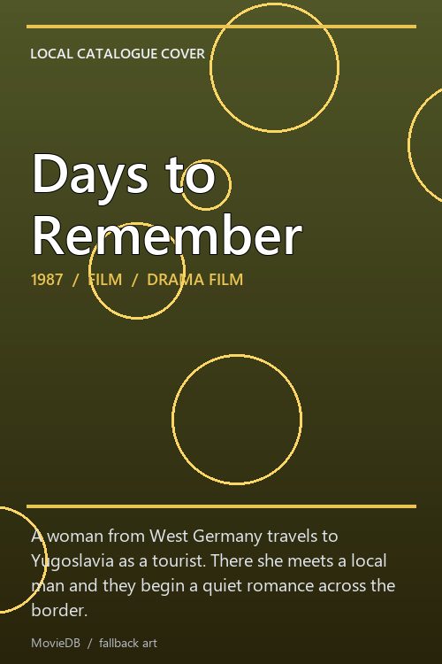 Days to Remember poster