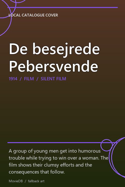 De besejrede Pebersvende poster