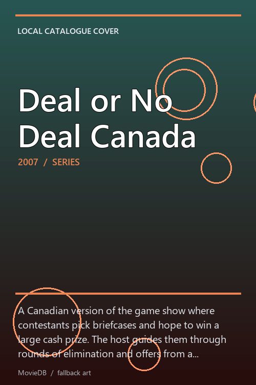 Deal or No Deal Canada poster